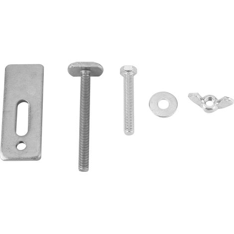 Ortviai Étau de Table de Fraiseuse CNC – Plaque T-Slot en Fonte, 8 cm, pour Machine de Gravure et Routage Bois