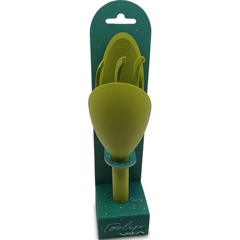 Lot de 3 - VECA - Outils de jardinage à main - Set Toolip plastique vert - Résistant UV et températures -30°C à +60°C - Réf 10404525 - EAN 3549900024978 - Design emboîtable compact et transplantoir gr (1/5)