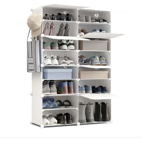Newlux Zapateros Cube C8 8 Compartimentos, 32 pares (83x32x125cm)