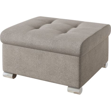 Reposapiés Comfivo Gemma, Velo 622, 41x68x70cm, Diámetro: 0, Tapiz, Patas: Plástico, 0
