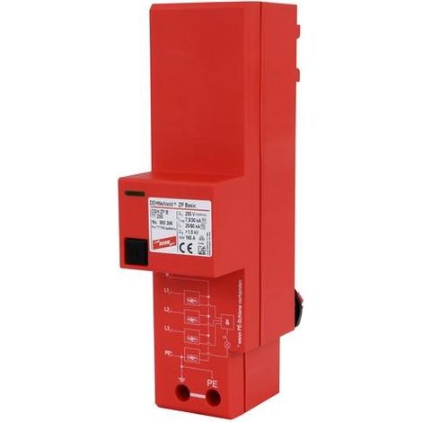 dehn-sohne DSH ZP B TT 255 dispositivo de protección rojo