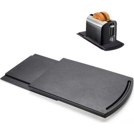 Plateau Coulissant pour appareils de Cuisine, Tapis de Plateau pour cafetière 30 cm, glissière Mobile pour Machine à café de comptoir pour Petit Appareil de Cuisine (1/5)