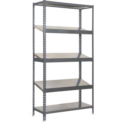 Simonrack Scaffale Metallico Grigio 5 Ripiani 200 kg