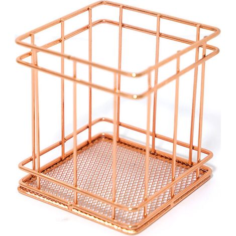 Porte-Crayons - En Métal - Pour Rangement Cosmétique Et Papeterie - Bureau Maison Dortoir - 1 Pièce