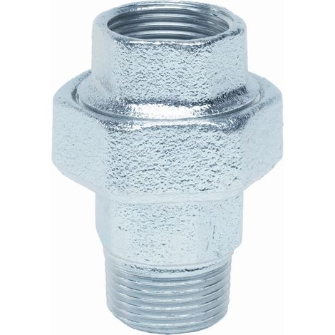 Bocchettone 1/2" Maschio-Femmina Zincato