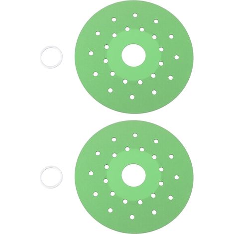 Set of 2 Grinding Discs for Rock Slabs 4 Inch Diamond for Cutting Ceramic Tiles and Glass 100 x 20 x 1 mm Green (1/5)