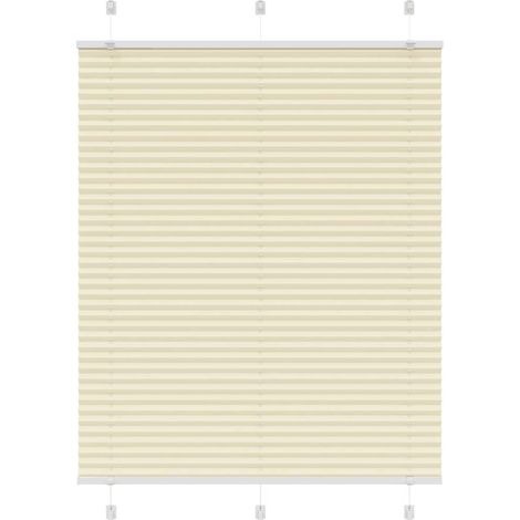 Plissee Creme 110x100 cm Stoffbreite 109,4 cm Polyester