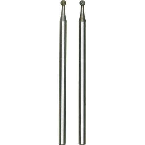 Proxxon - Diamantschleifstifte, Kugel, 1,0 mm, 2 Stück - 28212