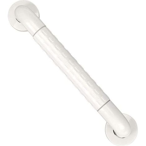 Stainless Steel Wall-Mounted Toilet Grab Bar/Bath Handle/Towel Holder - 400mm (White) (1/5)