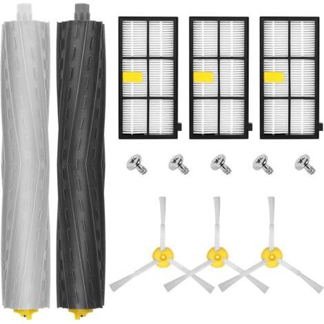 Kit d'accessoires de pièces de rechange pour iRobot Roomba 800 805 850 860 865 866 870 871 880 886 890 891 895 896 900 960 965 966 980 990 Remplacement d'aspirateur robot ménager (13 en 1) (1/5)