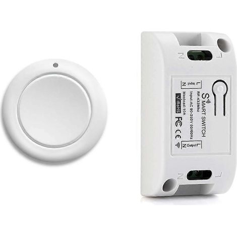 Smart Home Wireless Light Switch RF 433 MHz Remote Control AC 110V 220V Receiver Push Button Bedroom