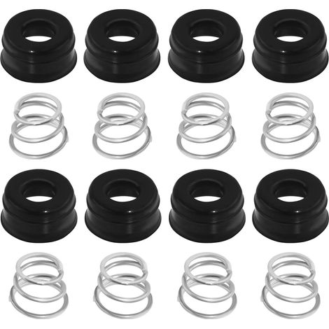 Sièges de robinet et valve de compression de réparation de fuite à ressort pour salle de bain cuisine évier entretien robinet de type lourd sièges et ressort de rechange (1/5)