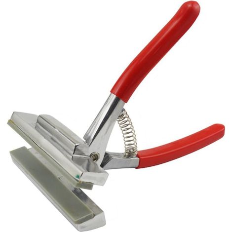 Leinwandspannklemme, rote Griffe, breite Backen, Spannwerkzeug für Werbedruck - AquaForge (1/4)