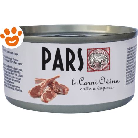 PARS Dog&Cat Cotte al Vapore Carni Ovine - Lattina 85 Gr -