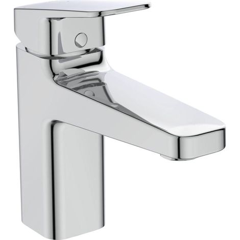 Ideal Standard Miscelatore lavabo Ceraplan H90 senza scarico sporgenza 124mm BlueStart Cromo, BD224AA (1/4)