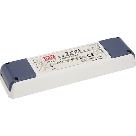 Mean Well DAP-04 Driver per LED, Trasformatore per LED Tensione costante, Corrente costante dimmerabile, Dali 1 pz.