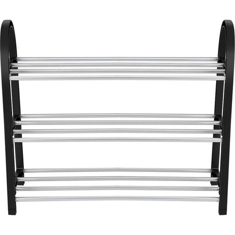 Etagere Chaussure, Rangement Chaussures Range Chaussures Étagère à Chaussures Chaussures rangement Organisateur pour Hall Entrée Maison (3 niveaux) (1/5)
