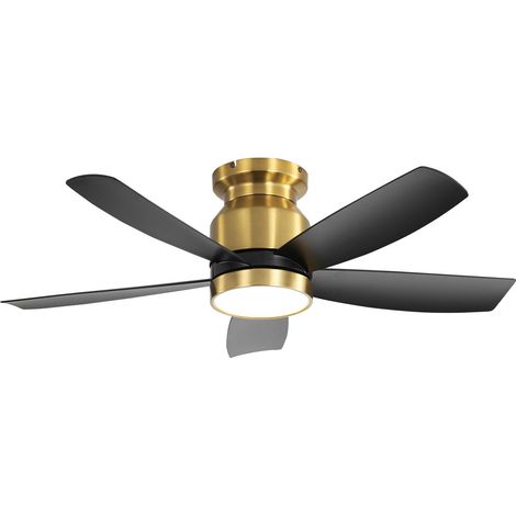 Ventilateur de plafond 42" avec éclairage LED – Moteur CC, 3 couleurs à intensité variable, fonction mémoire, minuterie (1/4/8 h), idéal pour les