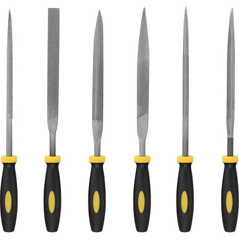 6 Pieces File Set, Files and Rasps, Needle Files, Diamond Rasp Files Repair for Wood/Metal/Workshop/Plastics (1/5)
