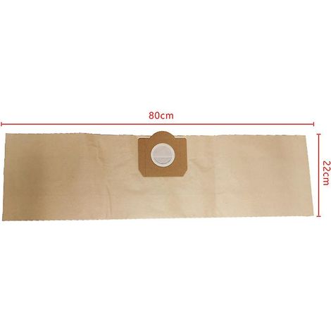 Lot de 10 sacs à poussière en papier pour aspirateur eau et poussière Kärcher WD3, WD3P, WD4 (1/3)