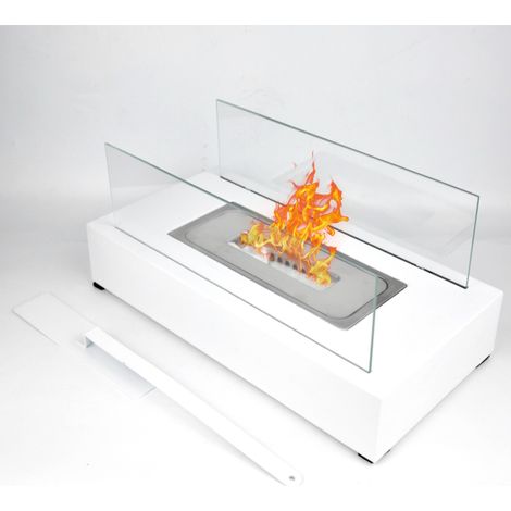 Irovami Foyer de table d'intérieur. Votre foyer portable d'intérieur/extérieur avec flammes dansantes. Design moderne et base en acier robuste. (1/5)