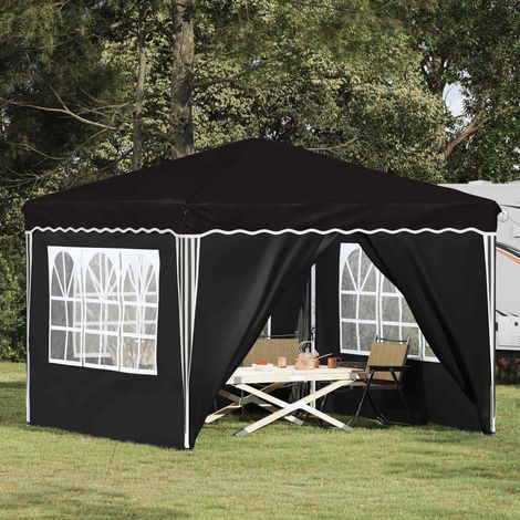 Carpa Plegable para Fiestas Negro 288 x 288 x 245 cm