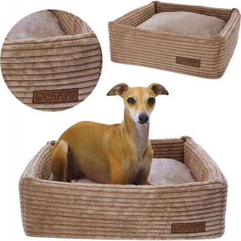 Hundebett für Katzensofa - Cord, beige Cappuccino - M (1/5)
