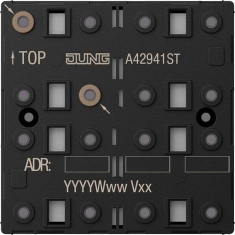Jung KNX Tastsensor-Modul Universal, 4fach, F40, Secure, Serie AS/A A 4294 1ST