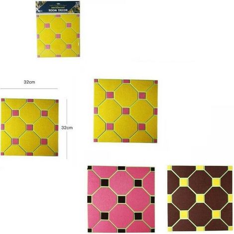 Trade Shop - 3D WANDFLIESE SELBSTKLEBEND WANDPLATTE 30X30CM 64387 -