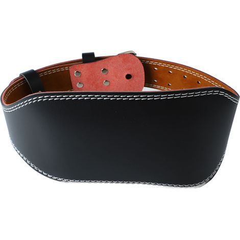 Weightlifting belt, PU sponge cushion, sturdy support, gentle powerlifting training, 15cm high