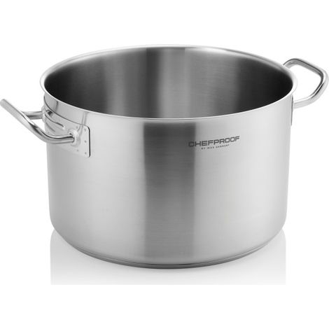 Faitout CHEFPROOF Ø 24 cm H 16 cm 6,5 ltr inox 18/10 - Was Germany (1/2)