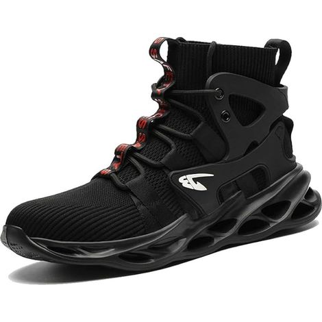 Sicherheitsstiefel mit Stahlkappe für Herren und Damen, leichte, atmungsaktive Industrie- und Bauschuhe-40