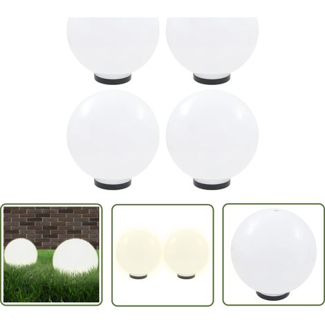 INLIFE Lampes à LED sous forme de boule 4 pcs Sphérique 30 cm PMMA (1/5)