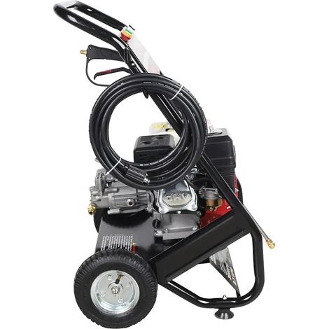 Idropulitrice ad alta pressione, 2200 PSI, motore da 7,5 HP, portata di 2,3 GPM, 5 ugelli intercambiabili, design leggero. (1/5)