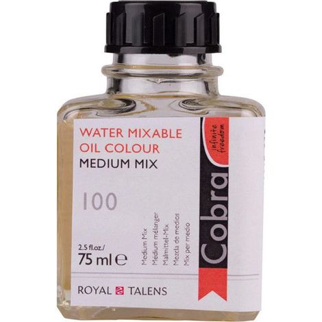 Médium à mélanger - Peinture à l'huile - Cobra - Flacon de 75ml