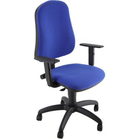 Arbeitsstuhl volga simpel blau verstellbare Armlehnen unisit sicp/brf/eb