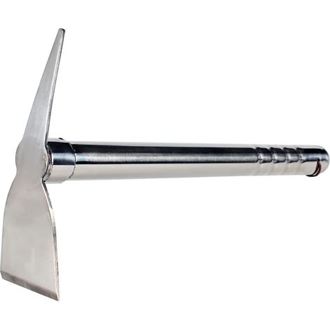 Pioche en Acier Inoxydable, Longueur : 39cm, pioche en métal Inoxydable pour Les travaux Difficiles sur Sol Dur et caillouteux (1/5)
