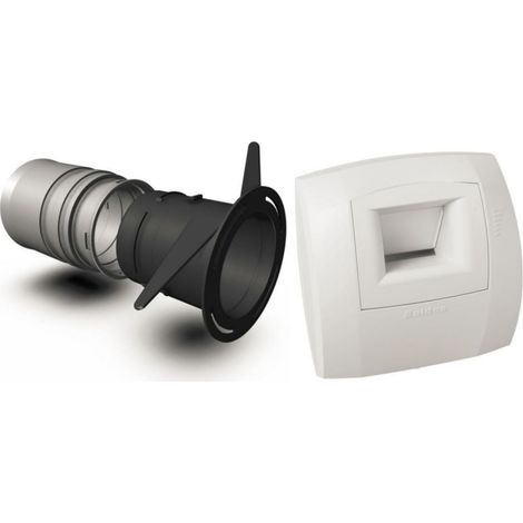 Kit Bouche d'Extraction Hygroréglable ALDES Bahia Ø80mm pour Conduits de Ventilation Optiflex - 11033667