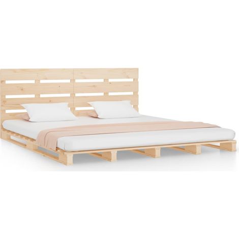 Maison Exclusive - Giroletto senza Materasso 135x190 cm in Legno Massello di Pino
