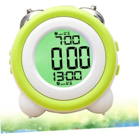 Réveil Enfants - Horloge Silencieuse À Pendentif Ange - Boule LED Pour Chambre D'enfant - 1 Pièce (1/4)