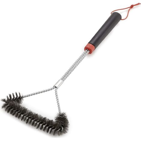 Cepillo en T grande Weber con cerdas de acero 46 cm Cod. 6278