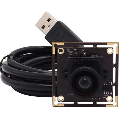 4K Module de caméra Ultra HD Mini USB avec Objectif Grand Angle de 110 degrés sans Distorsion, caméra Industrielle CMOS avec capteur (1/5)