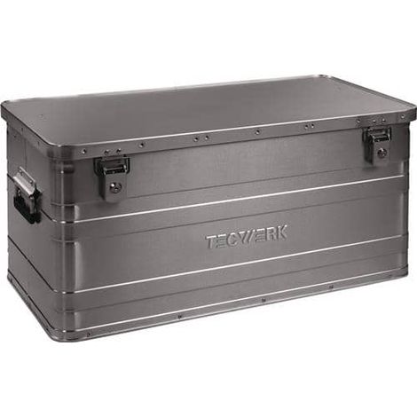 TECWERK Aluminiumbox L780xB380xH380mm 90l m.Klappverschluss u.Zylinderschl.TECWERK