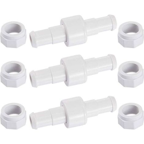 D20 set of 3 swivel hose connectors with 6 D15 nozzles, compatible with Zodiac Polaris 180, 280, 380 Robot. (1/5)