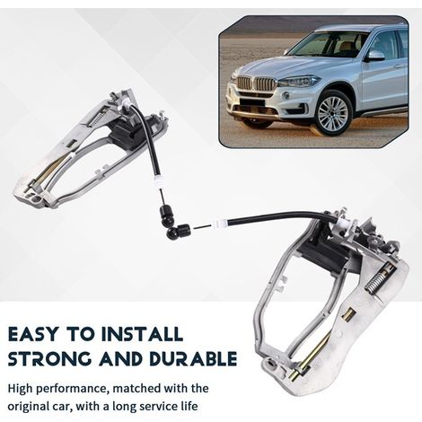 1 pair of 51228243635 51228243636 suitable for BMW X5 (00-06) exterior door handle bases. (1/5)