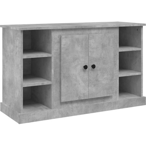 Credenza buffet cassettiera mobile contenitore organizer cucina soggiorno soggiorno 100 x 35,5 x 60 cm derivati del legno grigio 020031822
