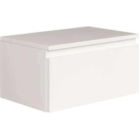 Selsey BEMMI -Mesita de noche suspendida -49 cm -blanco (1/5)
