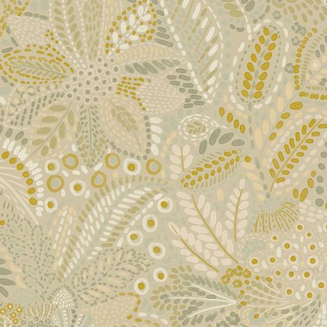 Vliestapete - Cuba II - Beige Blumen Floral A.S. Creation - 780254 (1/5)