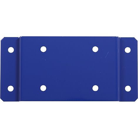 Plaque de fixation murale - bleu outremer - RAL 5002