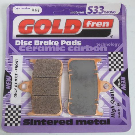 Plaquette de frein Gold Fren pour Moto Honda 250 NSR 1992 AVG / (1/3)